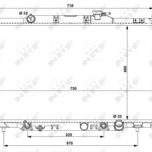 Finale Aktion NRF 53574 - Kühler, Motorkühlung - EASY FIT