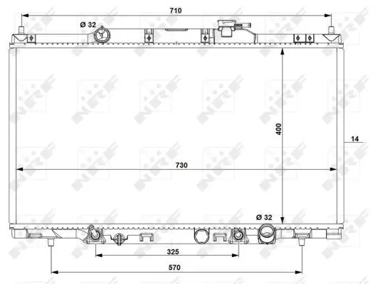 Finale Aktion NRF 53574 - Kühler, Motorkühlung - EASY FIT