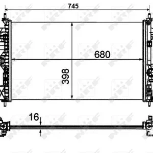 Neue Kollektion NRF 53773 - Kühler, Motorkühlung