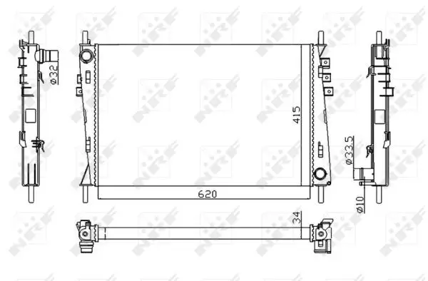 NRF 53782 - Kühler, Motorkühlung Online Kaufen