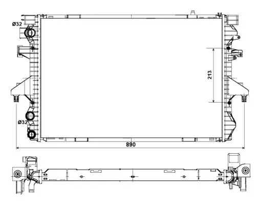 Sale NRF 53796 - Kühler, Motorkühlung