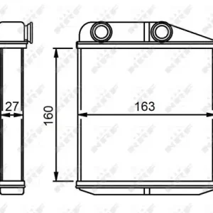 Billig NRF 54310 - Wärmetauscher, Innenraumheizung - EASY FIT