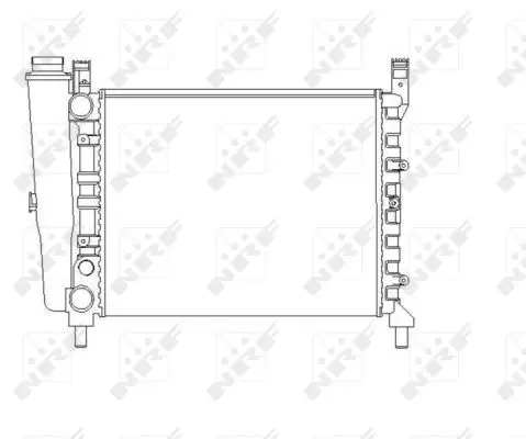 Zertifiziert NRF 54680 - Kühler, Motorkühlung