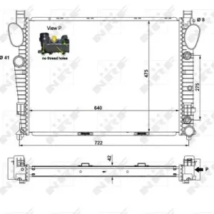 Meistverkauft NRF 55325 - Kühler, Motorkühlung - EASY FIT