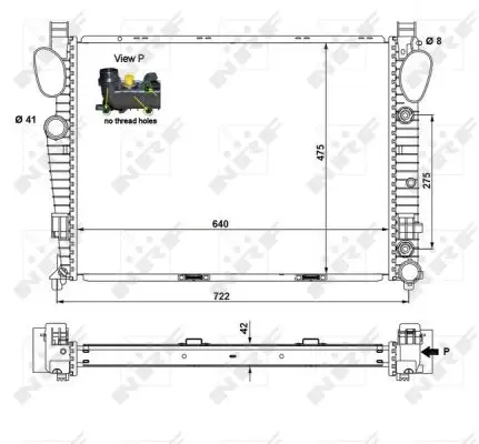 Meistverkauft NRF 55325 - Kühler, Motorkühlung - EASY FIT