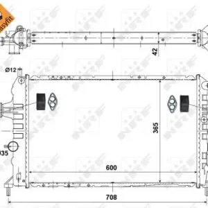 Beliebt NRF 58177 - Kühler, Motorkühlung - EASY FIT