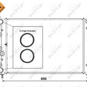 Jetzt Bestellen NRF 58305 - Kühler, Motorkühlung - EASY FIT