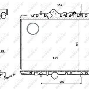 Billig NRF 58351 - Kühler, Motorkühlung - EASY FIT
