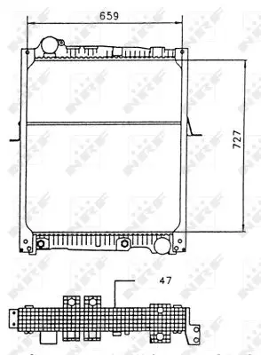 NRF 58926 - Kühler, Motorkühlung Garantierte Lieferung
