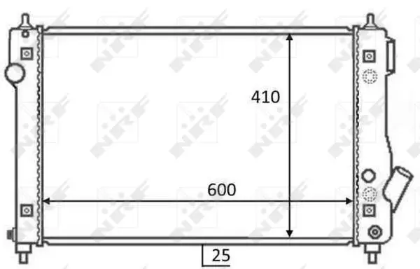 NRF 59054 - Kühler, Motorkühlung Sonderangebot