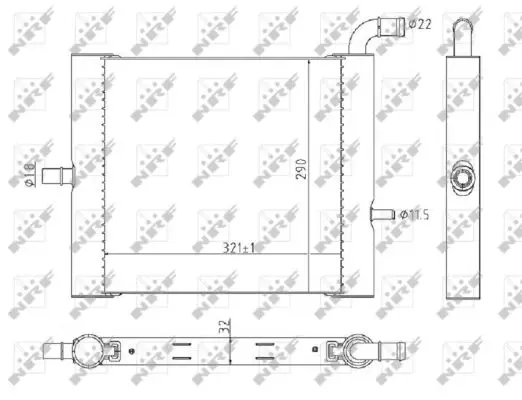 Sonderaktion NRF 59176 - Kühler, Motorkühlung