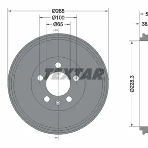 TEXTAR 94046000 - Bremstrommel Nur Für Kurze Zeit