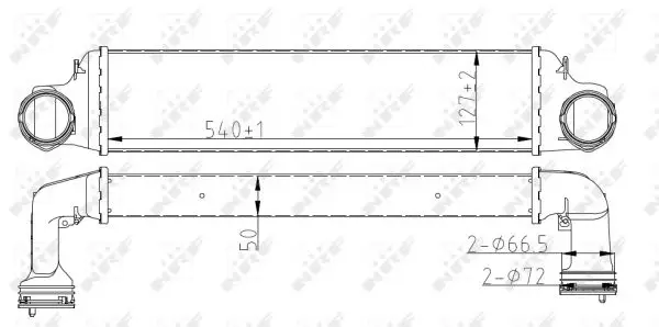 NRF 30165A - Ladeluftkühler Preiswert
