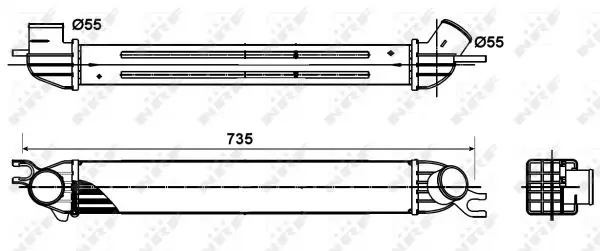 Super-Preis NRF 30303 - Ladeluftkühler