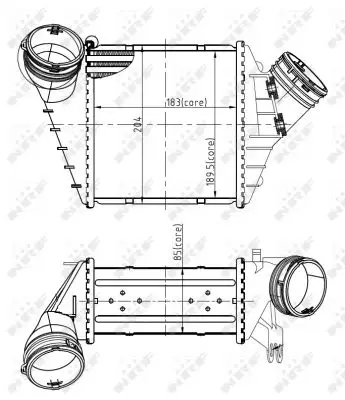 Letzte Chance NRF 30850 - Ladeluftkühler
