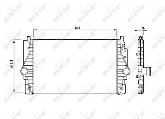 NRF 30873 - Ladeluftkühler Preisknaller