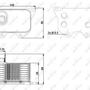 Letzte Chance NRF 31173 - Ölkühler, Motoröl - EASY FIT