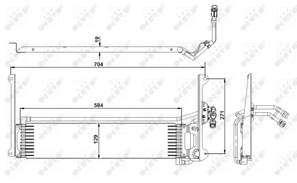 NRF 31360 - Ölkühler, Automatikgetriebe Geprüft