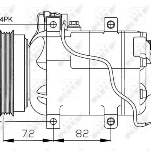 Preiswert NRF 32030 - Kompressor, Klimaanlage - EASY FIT