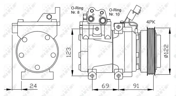 NRF 32205 - Kompressor, Klimaanlage - EASY FIT Knallerangebot