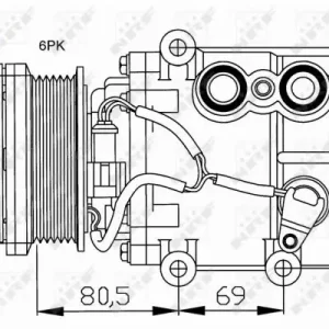 Expressversand NRF 32401 - Kompressor, Klimaanlage - EASY FIT
