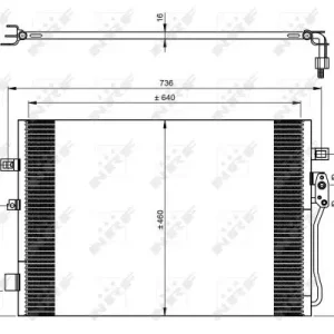 Angebot NRF 350087 - Kondensator, Klimaanlage - EASY FIT