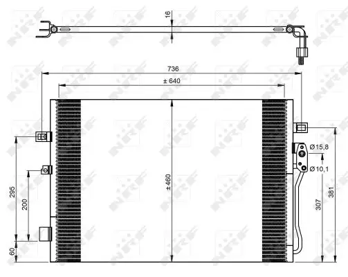 Angebot NRF 350087 - Kondensator, Klimaanlage - EASY FIT