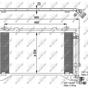 Direktkauf NRF 35240 - Kondensator, Klimaanlage - EASY FIT