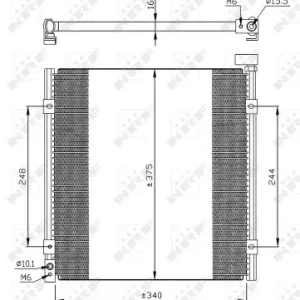 Garantierte Lieferung NRF 35264 - Kondensator, Klimaanlage - EASY FIT