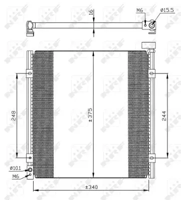 Garantierte Lieferung NRF 35264 - Kondensator, Klimaanlage - EASY FIT