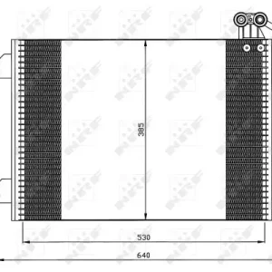 Sonderangebot NRF 35340 - Kondensator, Klimaanlage - EASY FIT