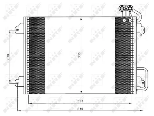 Sonderangebot NRF 35340 - Kondensator, Klimaanlage - EASY FIT