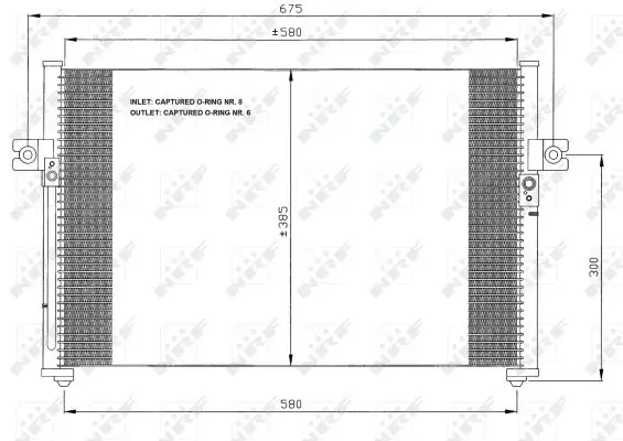 Sonderaktion NRF 35389 - Kondensator, Klimaanlage - EASY FIT