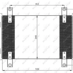 Markenprodukt NRF 35501 - Kondensator, Klimaanlage - EASY FIT
