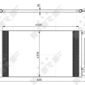 Wochenendangebot NRF 35748 - Kondensator, Klimaanlage - EASY FIT