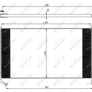 Mega-Angebot NRF 35869 - Kondensator, Klimaanlage - EASY FIT