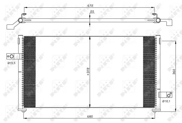 NRF 35877 - Kondensator, Klimaanlage - EASY FIT Knallerangebot