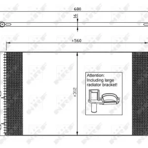 Billig NRF 35921 - Kondensator, Klimaanlage - EASY FIT