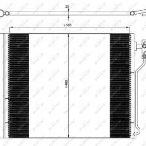 Expressversand NRF 35971 - Kondensator, Klimaanlage - EASY FIT