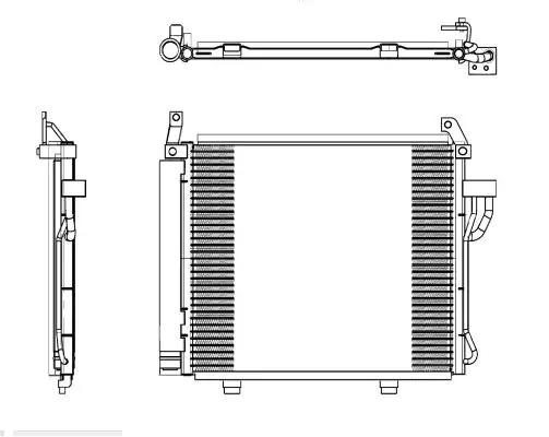Markenprodukt NRF 35992 - Kondensator, Klimaanlage - EASY FIT