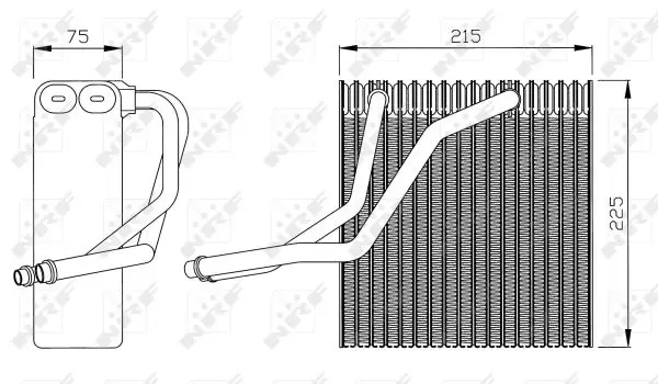 Aktuell NRF 36069 - Verdampfer, Klimaanlage - EASY FIT