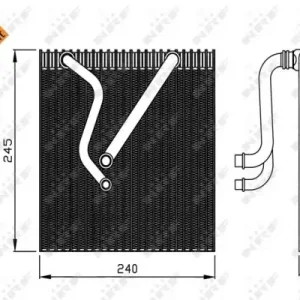 Echt NRF 36109 - Verdampfer, Klimaanlage - EASY FIT