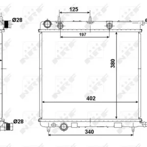 Letzte Chance NRF 50439 - Kühler, Motorkühlung - EASY FIT