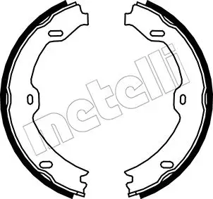 Echt METELLI 53-0243 - Bremsbackensatz, Feststellbremse