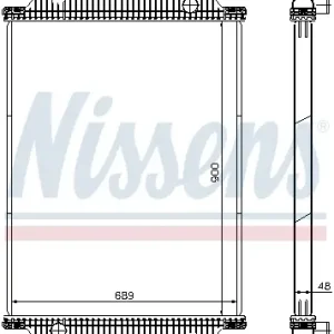 Begrenztes Angebot NISSENS 61448 - Kühler, Motorkühlung