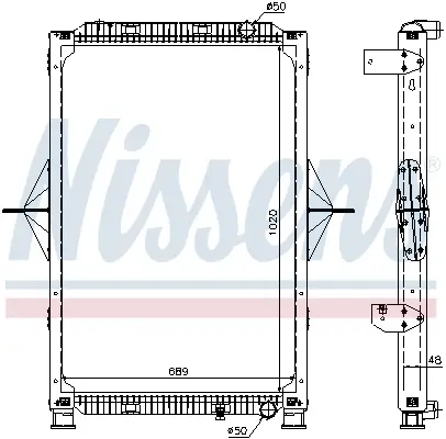 NISSENS 63778A - Kühler, Motorkühlung Knallerangebot