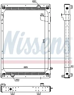 NISSENS 67195 - Kühler, Motorkühlung Sonderangebot