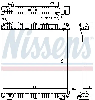 NISSENS 67224A - Kühler, Motorkühlung Sonderaktion