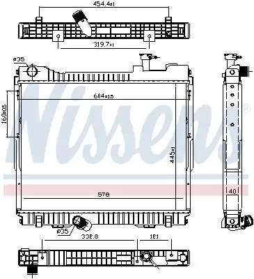 Nur Für Kurze Zeit NISSENS 68742 - Kühler, Motorkühlung