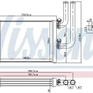 Mega-Angebot NISSENS 707076 - Wärmetauscher, Innenraumheizung